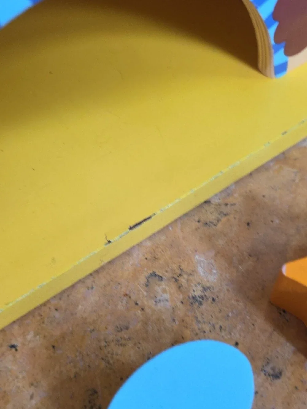 Multicolor Wooden Learning Activity Cube with Bead Maze - Yellow Top